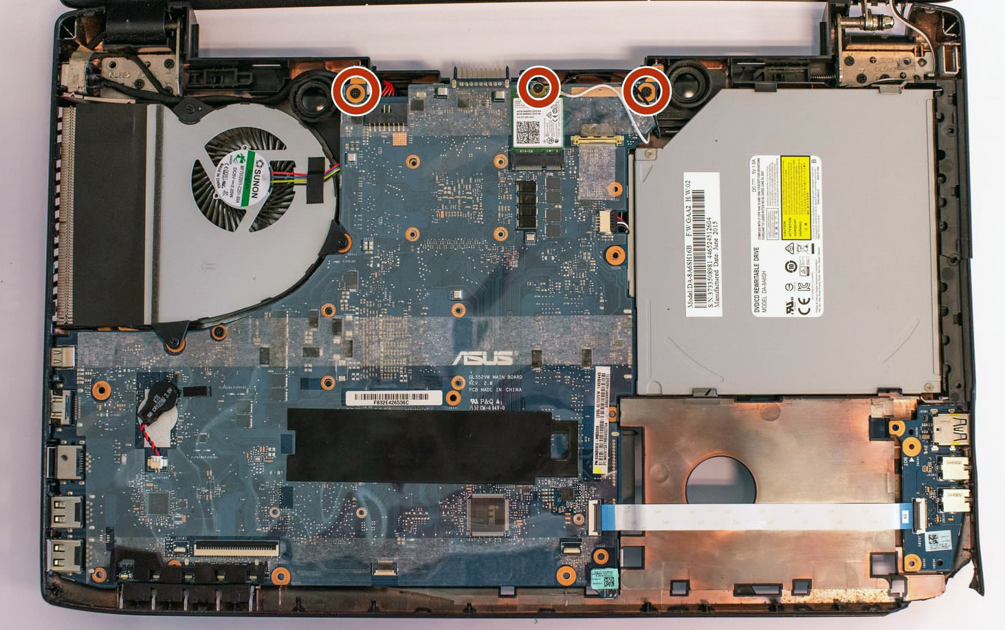 How to replace and fix ASUS GL552VW GL552jx GL552j GL552v GL552vl ZX50J ZX50JX ZX50VW ZX50VX 40pin LED 1422-028D0AS LCD Cable (ASUS ZX50VW)